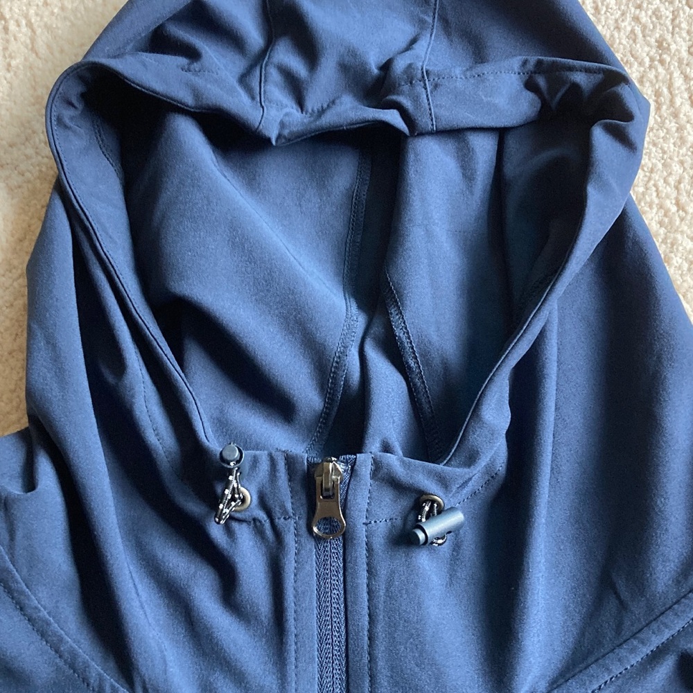 Zella Navy Lightweight Jacket with Hood - Picture 5 of 6